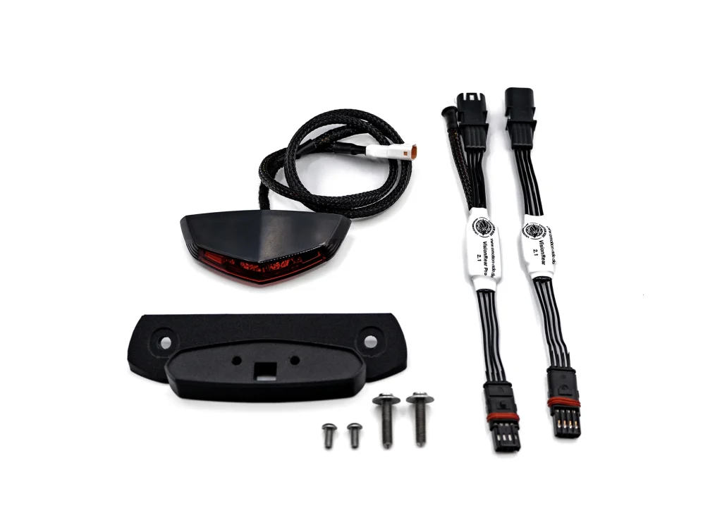 VisionRear Pro & Koso rear light (red) with holder