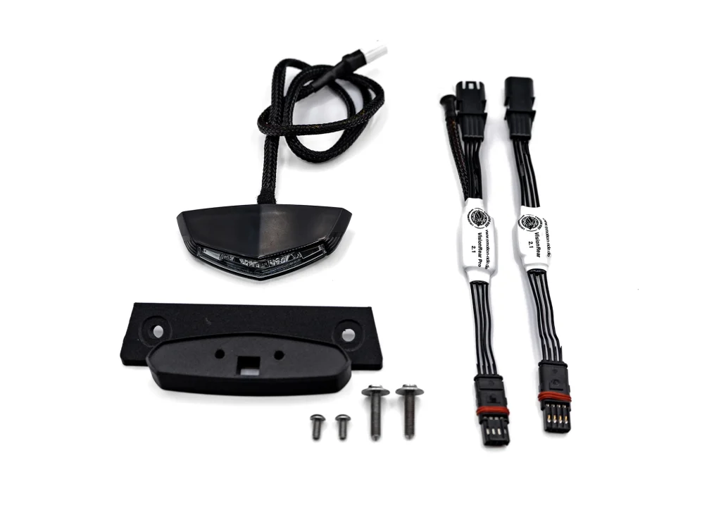 VisionRear Pro & Koso rear light (white) with holder