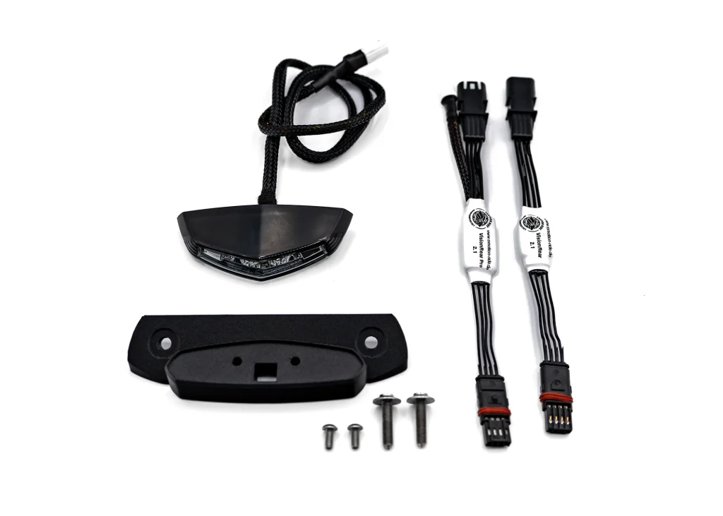 VisionRear Pro & Koso rear light (white) with holder