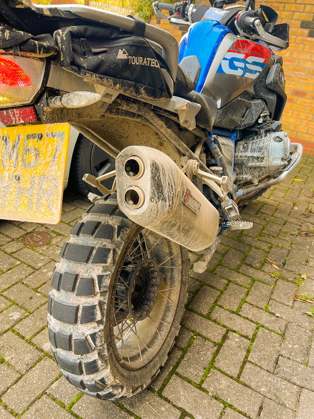 Yans' BMW R 1200 GS after an adventure ride